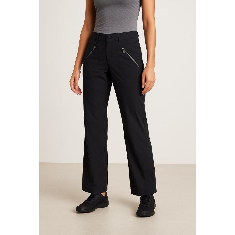 Athleta Women’s Black Trek/Outdoor Pants – Size 8 – Zip Pockets